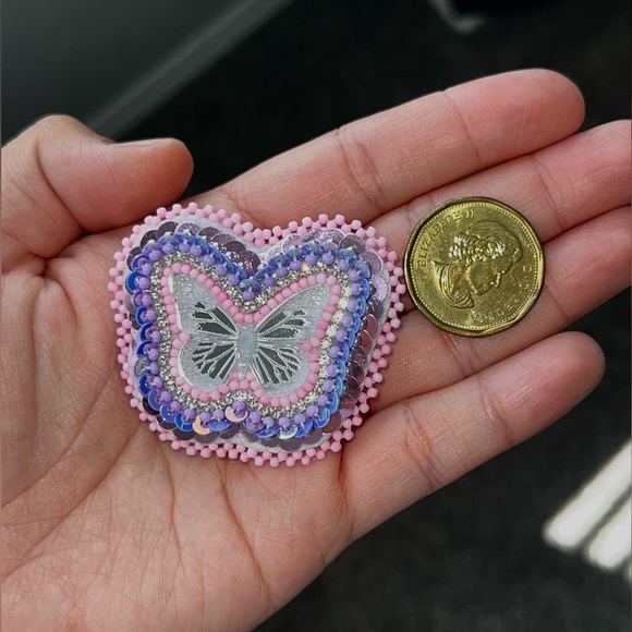 Beaded Butterfly earrings 🦋 - Picture 4 of 4